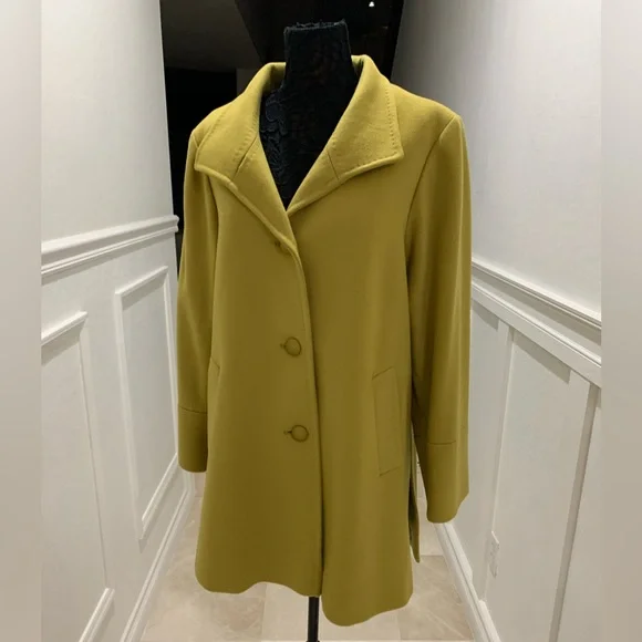 Fleurette Wool Car Coat Size 12